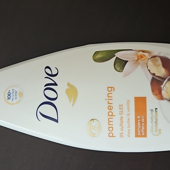 JUMBO Shea Butter & Vanilla Dove body wash size 25.3 ounces - Picture 2 of 4